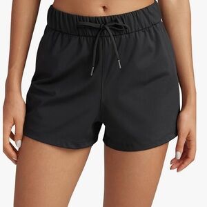 CRZ YOGA Women's Black Athletic Shorts
